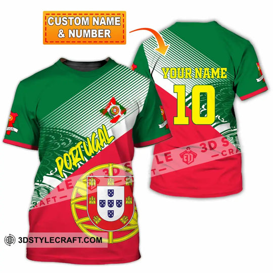 Unisex Shirt - Custom Portugal 3D Shirt style option 1