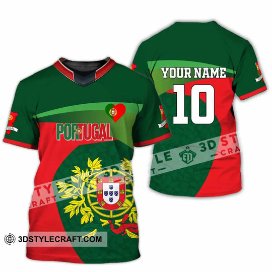 Unisex Shirt - Custom Portugal 3D Shirt style option 2