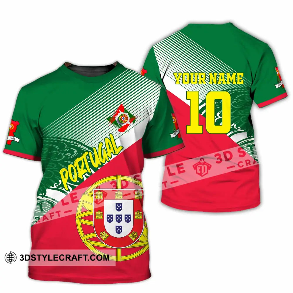 Unisex Shirt - Custom Portugal 3D Shirt T-Shirt / S T-shirt