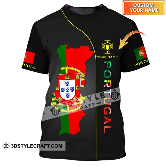 Unisex Shirt - Custom Portugal Name Shirt - Portugal Shirt, Custom Name style option 1
