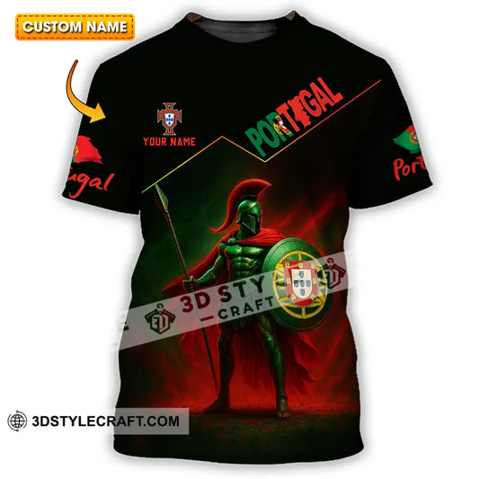 Unisex Shirt - Custom Portugal Warrior Shirt T-shirt