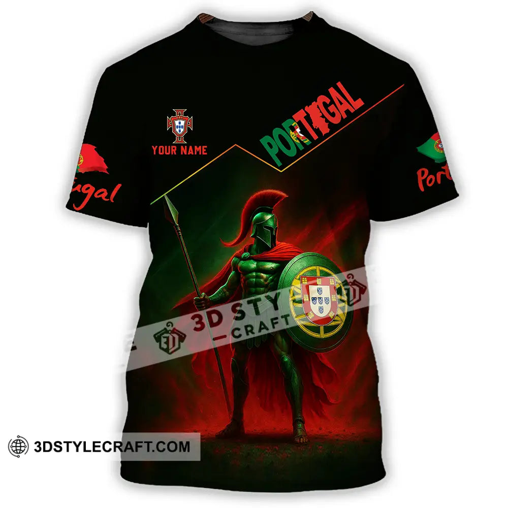 Unisex Shirt - Custom Portugal Warrior Shirt T-Shirt / S T-shirt