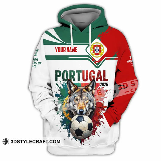 Unisex Shirt - Custom Portugal World Cup 2026 3D Shirt style option 2