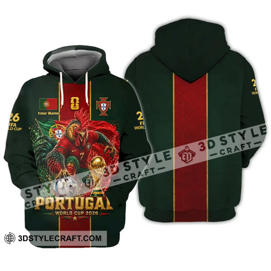 Unisex Shirt - Custom Portugal World Cup 2026 Shirt style option 3