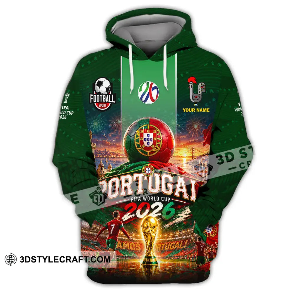 Unisex Shirt - Custom Portugal World Cup 2026 Shirt - Hoodie / S - T-shirt
