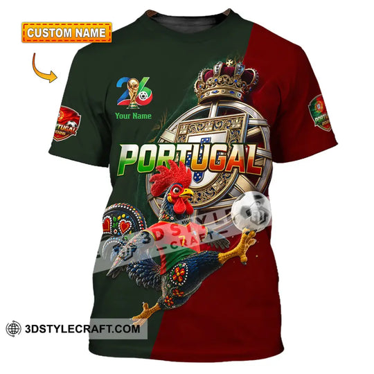 Unisex Shirt - Custom Portugal World Cup 2026 Shirt style option 1