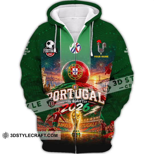 Unisex Shirt - Custom Portugal World Cup 2026 Shirt style option 3