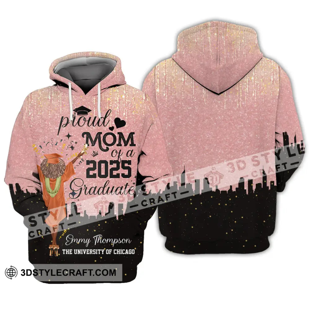 Unisex Shirt - Custom Shirt Proud Mom Of A 2025 Graduate Hoodie / S T-shirt
