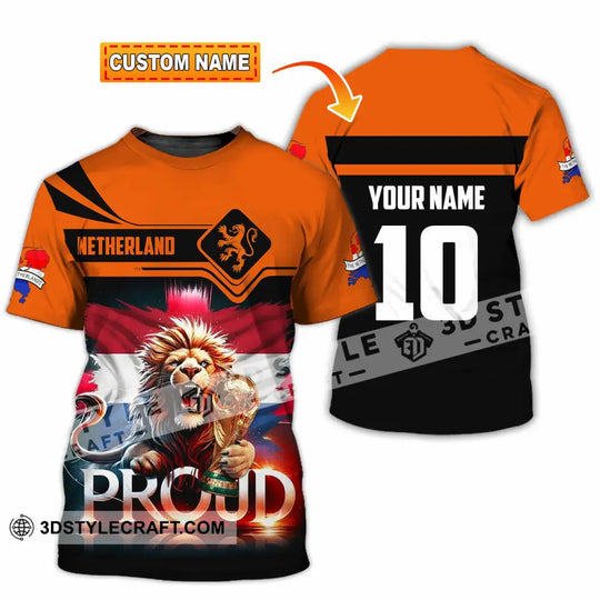 Unisex Shirt - Custom Proud Netherlands World Cup 2026  3D Shirt style option 1