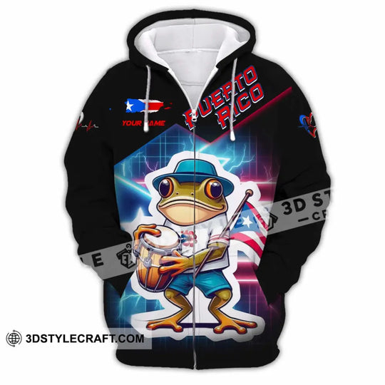 Unisex Shirt - Custom Puerto Rico 3D Shirt style option 3