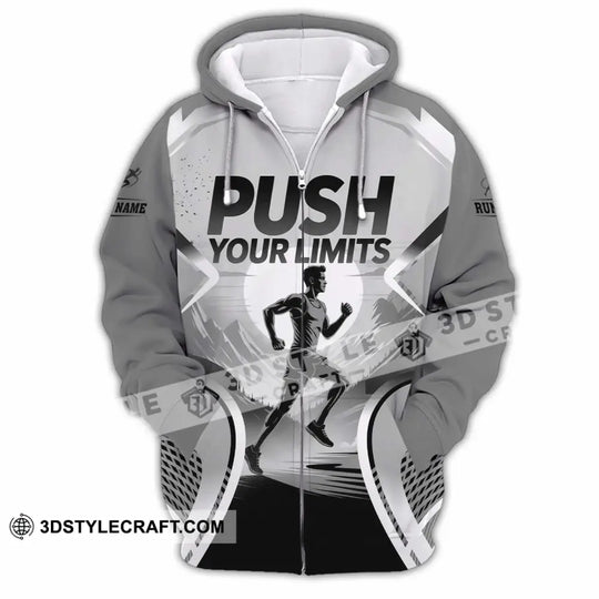 Unisex Shirt - Custom Push Your Limits Running 3D Shirt style option 3