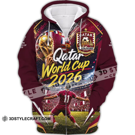 Unisex Shirt - Custom Qatar World Cup 2026 Shirt style option 3