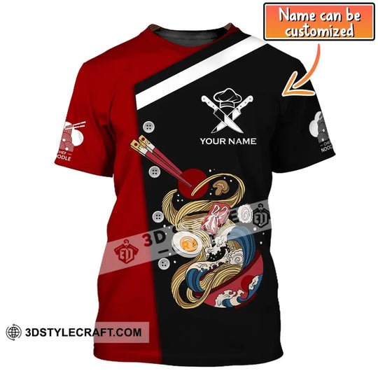 Unisex Shirt, Custom Ramen Chef Shirt, Chef Noodle, Ramen Chef T-Shirt style option 1