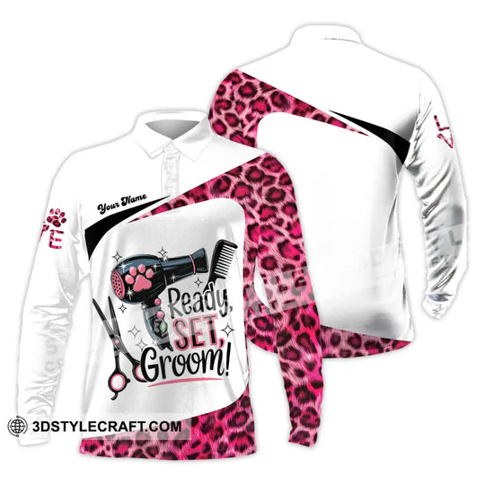 Unisex Shirt - Custom Ready Set Groomer Shirt style option 3