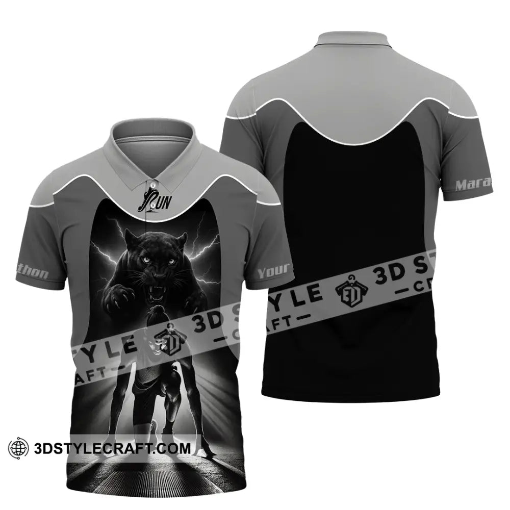 Unisex Shirt - Custom Ready To Run Love Running Shirt Polo Shirt / S T-shirt