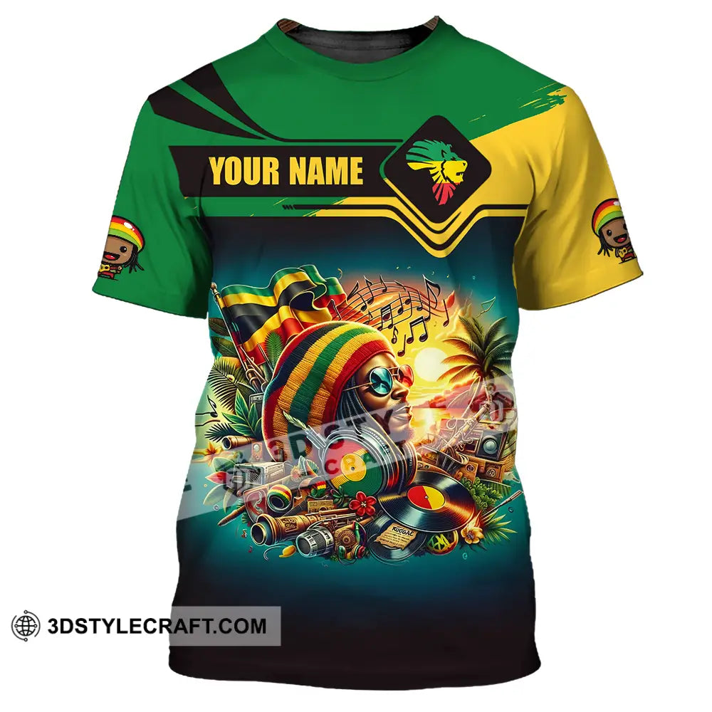 Unisex Shirt - Custom Reggae Shirt T-Shirt / S T-shirt