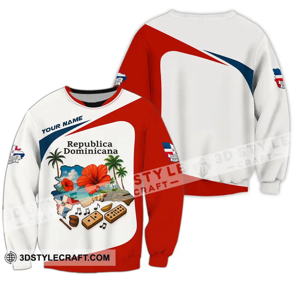 Unisex Shirt - Custom Republic Dominicana Shirt Long Sleeve / S T-shirt