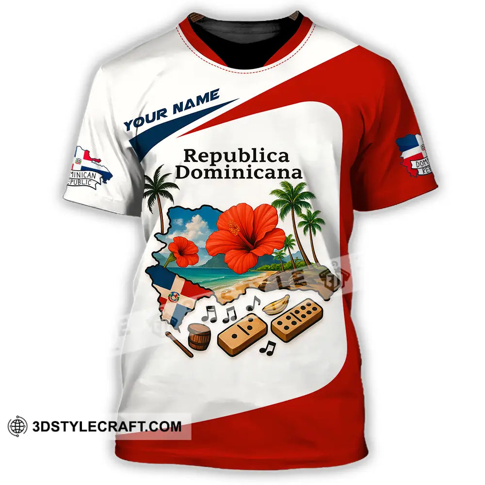 Unisex Shirt - Custom Republic Dominicana Shirt T-Shirt / S T-shirt