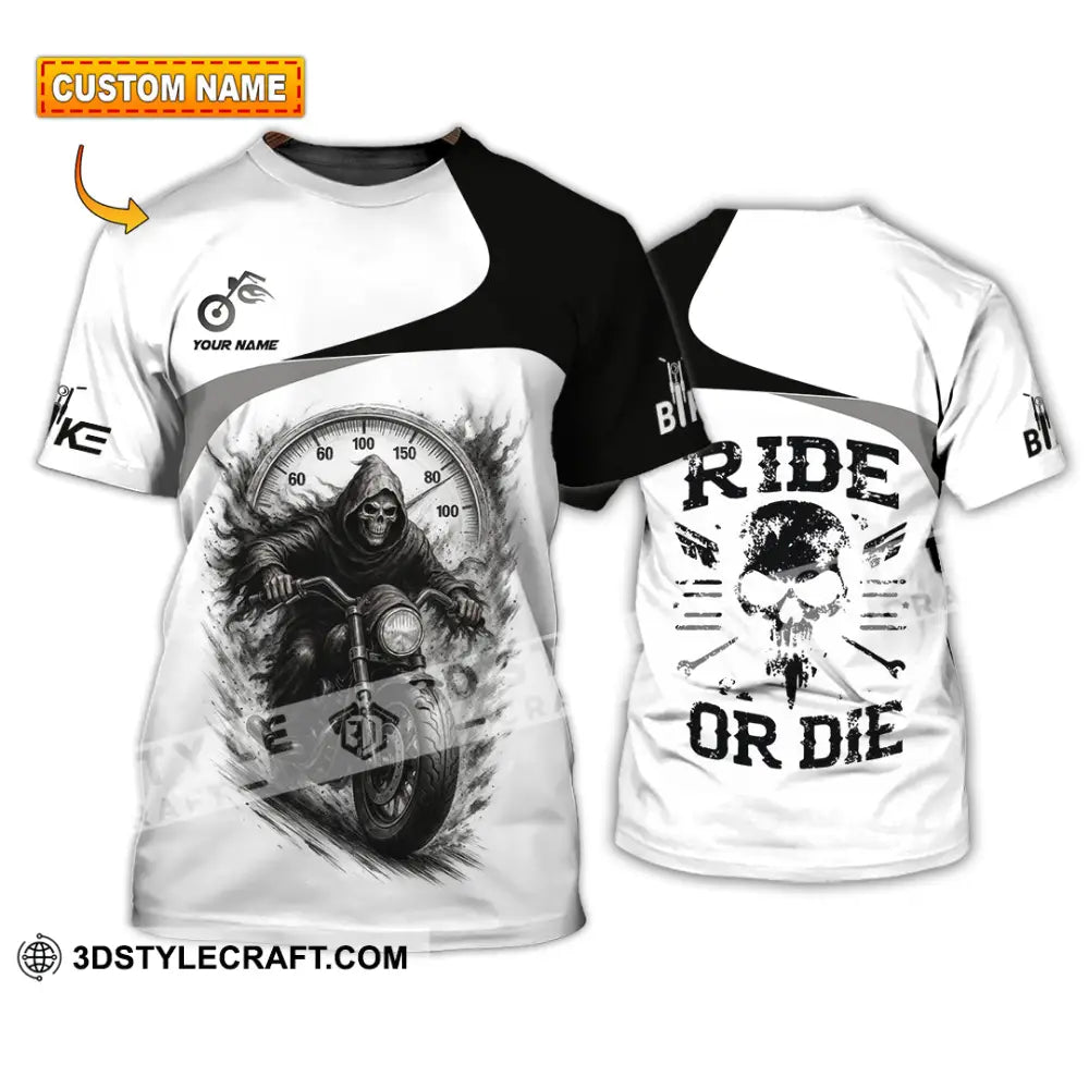 Unisex Shirt - Custom Ride Or Die Rider Shirt T-shirt