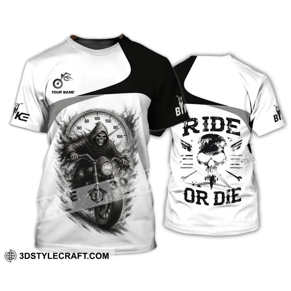 Unisex Shirt - Custom Ride Or Die Rider Shirt T-Shirt / S T-shirt