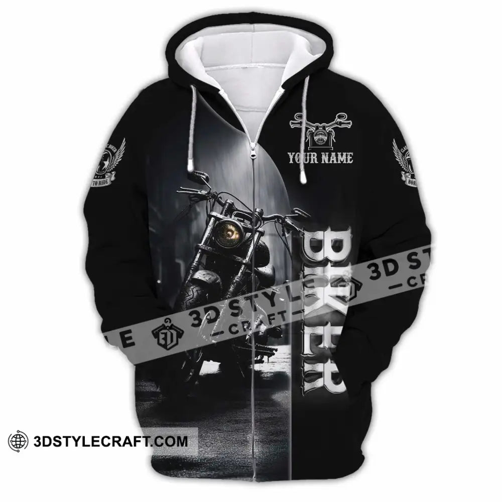 Unisex Shirt - Custom Rider 3D Shirt Zipper Hoodie / S T-shirt