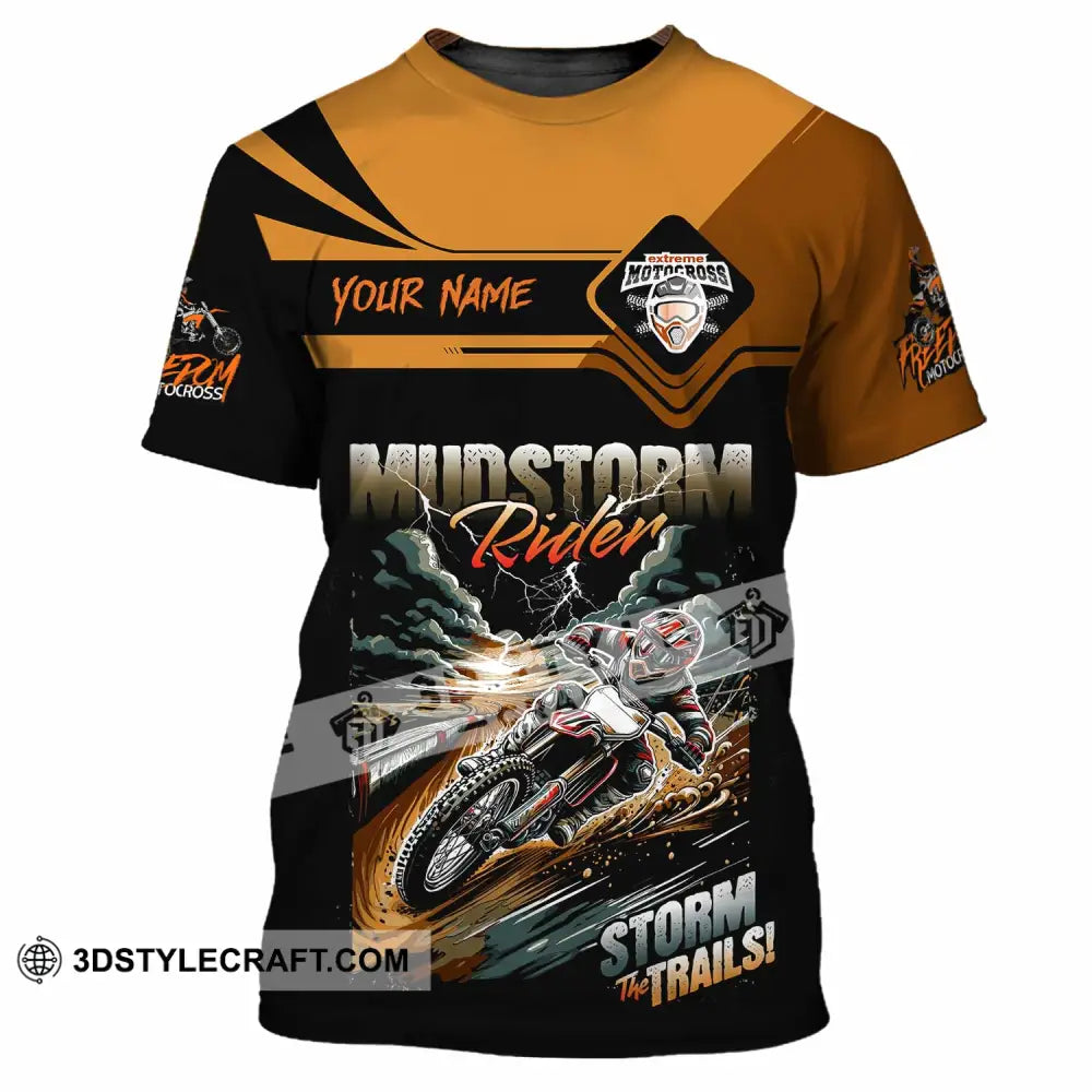 Unisex Shirt - Custom Rider Storm The Trails Sport Shirt T-Shirt / S T-shirt
