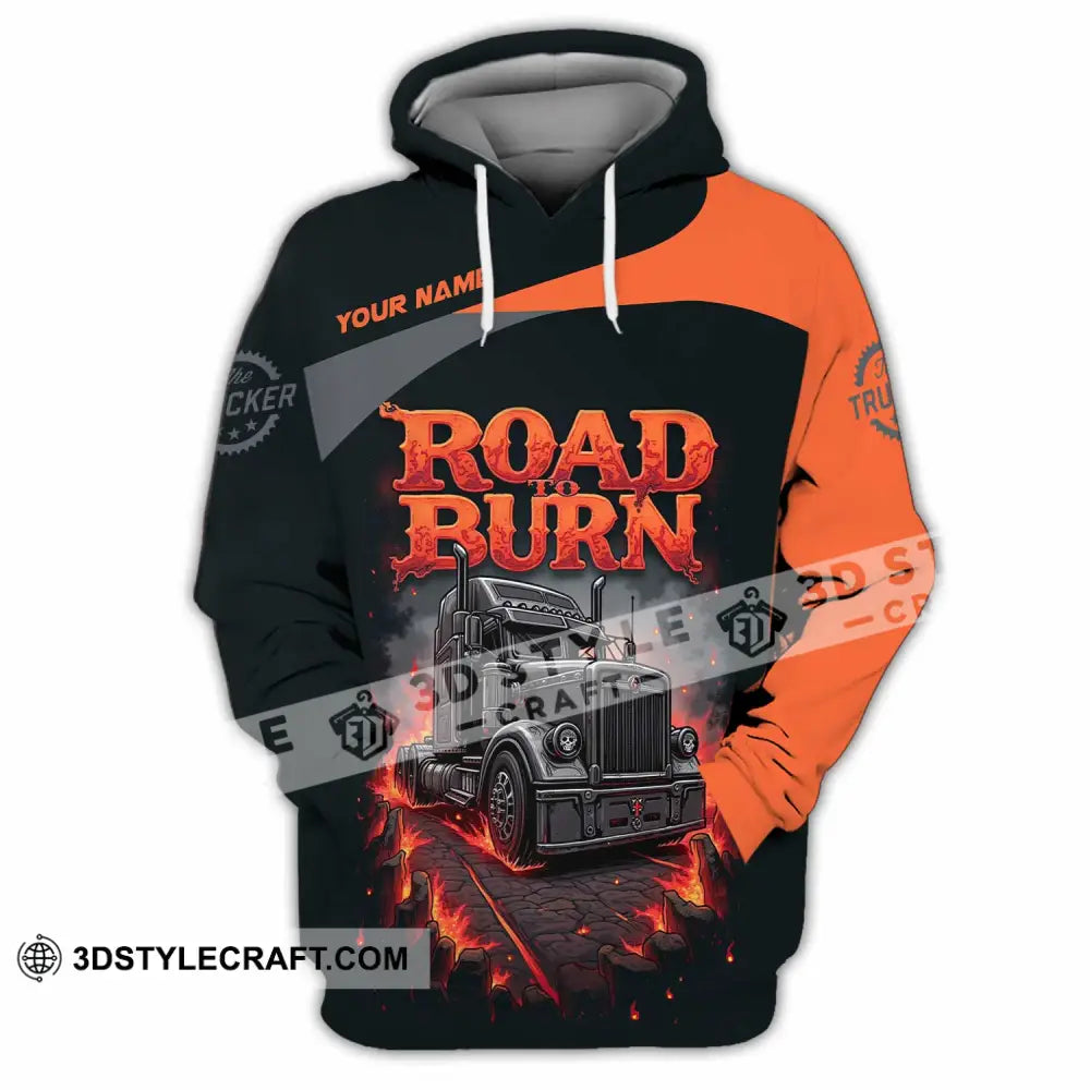 Unisex Shirt - Custom Road Born 3D Shirt Hoodie / S T-shirt