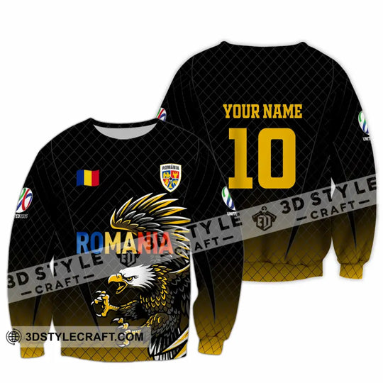 Unisex Shirt - Custom Romania 3D Shirt style option 3