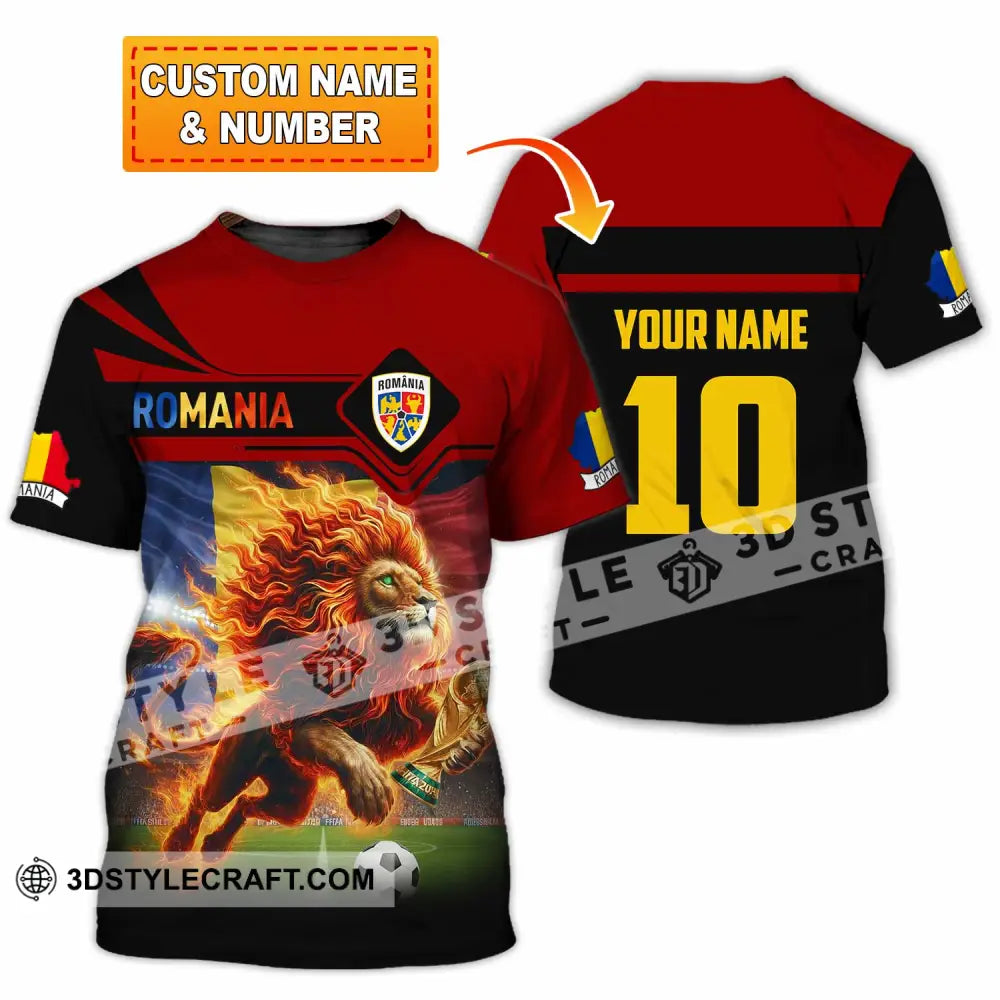 Unisex Shirt - Custom Romania 3D Shirt T-shirt