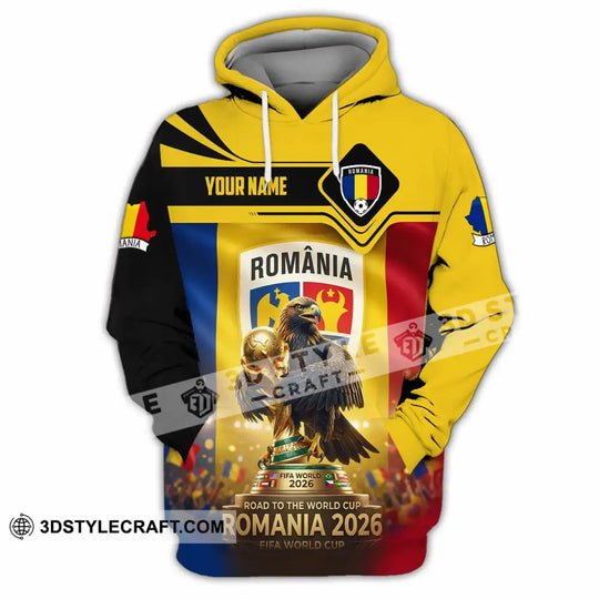 Unisex Shirt - Custom Romania World Cup 2026 3D Shirt style option 3
