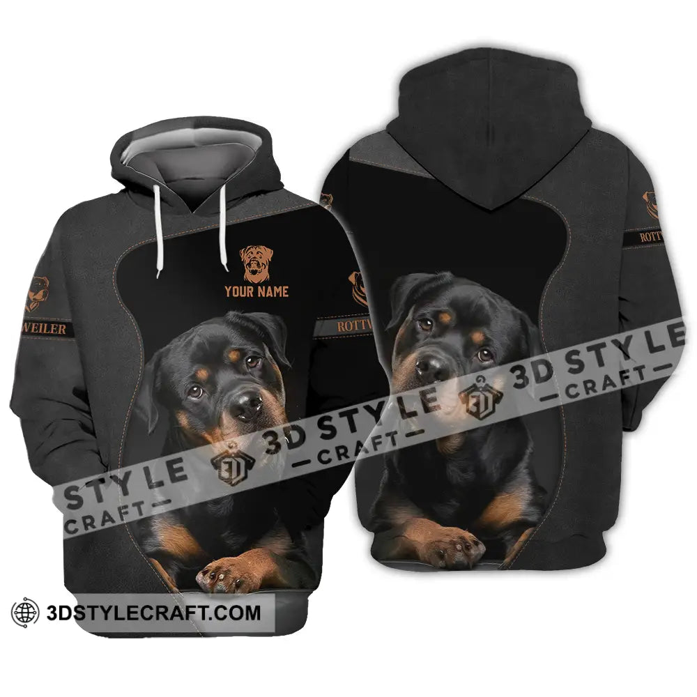 Unisex Shirt - Custom Rottweiler Dog Lover Shirt Hoodie / S T-shirt