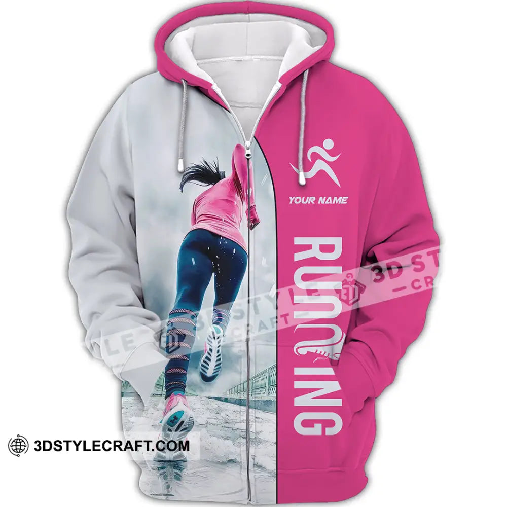 Unisex Shirt - Custom Run For Fun Running Lover Sport Shirt Zipper Hoodie / S T-shirt