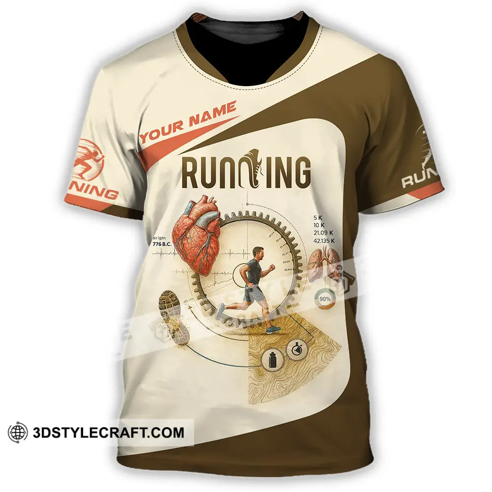 Unisex Shirt - Custom Run For Health Running Lover Shirt T-Shirt / S T-shirt