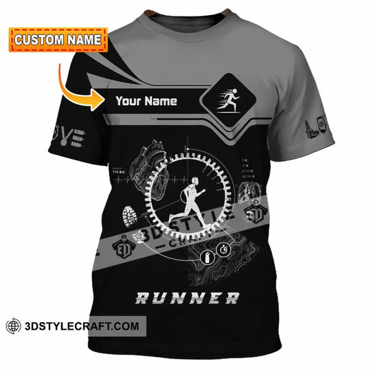 Unisex Shirt - Custom Runner Shirt style option 1
