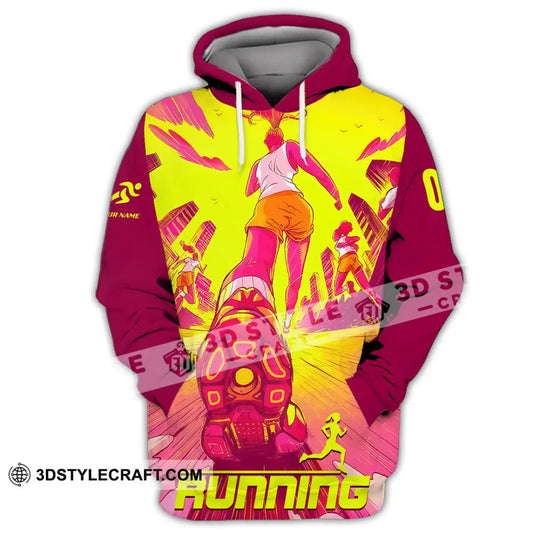 Unisex Shirt - Custom Running 3D Shirt style option 2