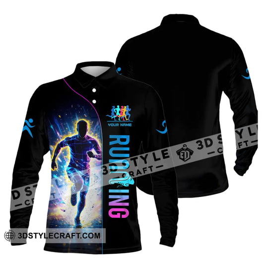 Unisex Shirt - Custom Running 3D Shirt style option 4