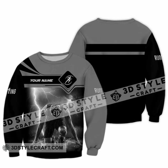 Unisex Shirt - Custom Running 3D Shirt style option 4