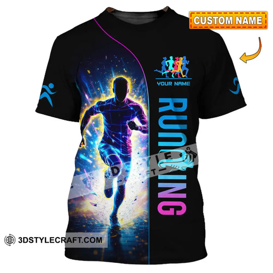 Unisex Shirt - Custom Running 3D Shirt style option 1