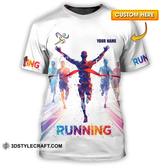 Unisex Shirt - Custom Running 3D Shirt style option 1