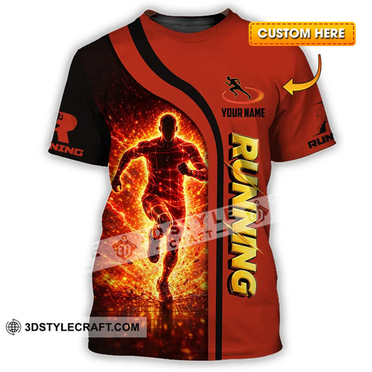Unisex Shirt - Custom Running 3D Shirt style option 1