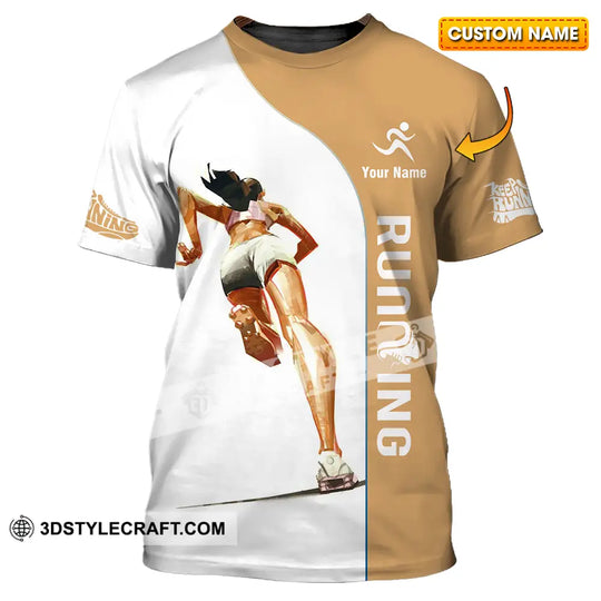 Unisex Shirt - Custom Running 3D Shirt style option 1