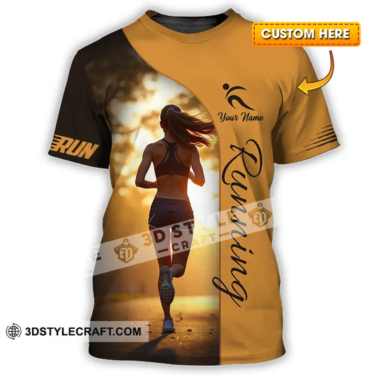 Unisex Shirt - Custom Running 3D Shirt style option 1