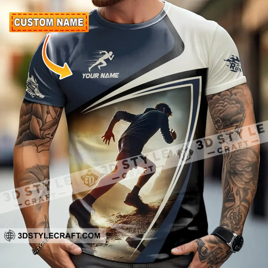 Unisex Shirt - Custom Running 3D Shirt style option 2