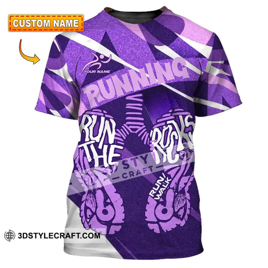 Unisex Shirt - Custom Running 3D Shirt style option 1