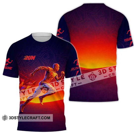 Unisex Shirt - Custom Running 3D Shirt style option 2
