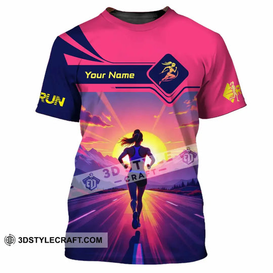 Unisex Shirt - Custom Running 3D Shirt style option 4