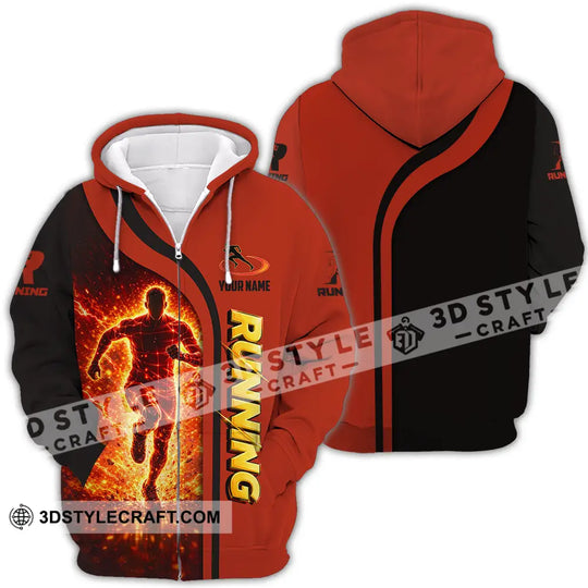 Unisex Shirt - Custom Running 3D Shirt style option 4