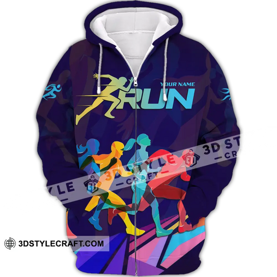 Unisex Shirt - Custom Running 3D Shirt style option 3