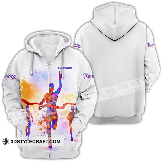 Unisex Shirt - Custom Running 3D Shirt style option 4