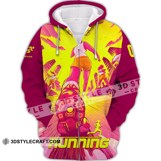 Unisex Shirt - Custom Running 3D Shirt style option 3
